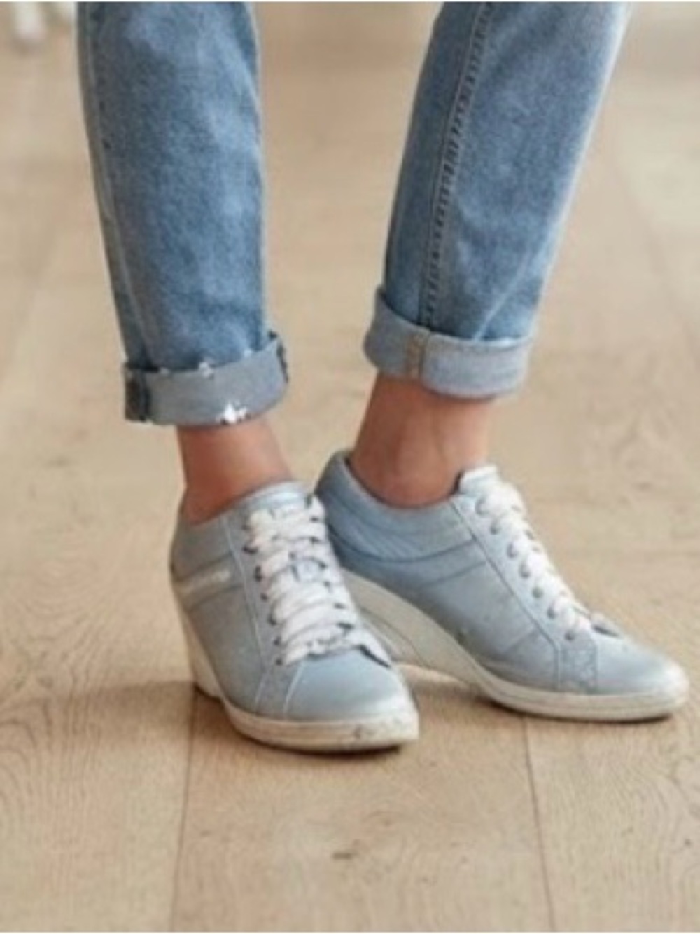 🔴 Sneaker- BeBe Sport Stylish Baby Blue- Size 9